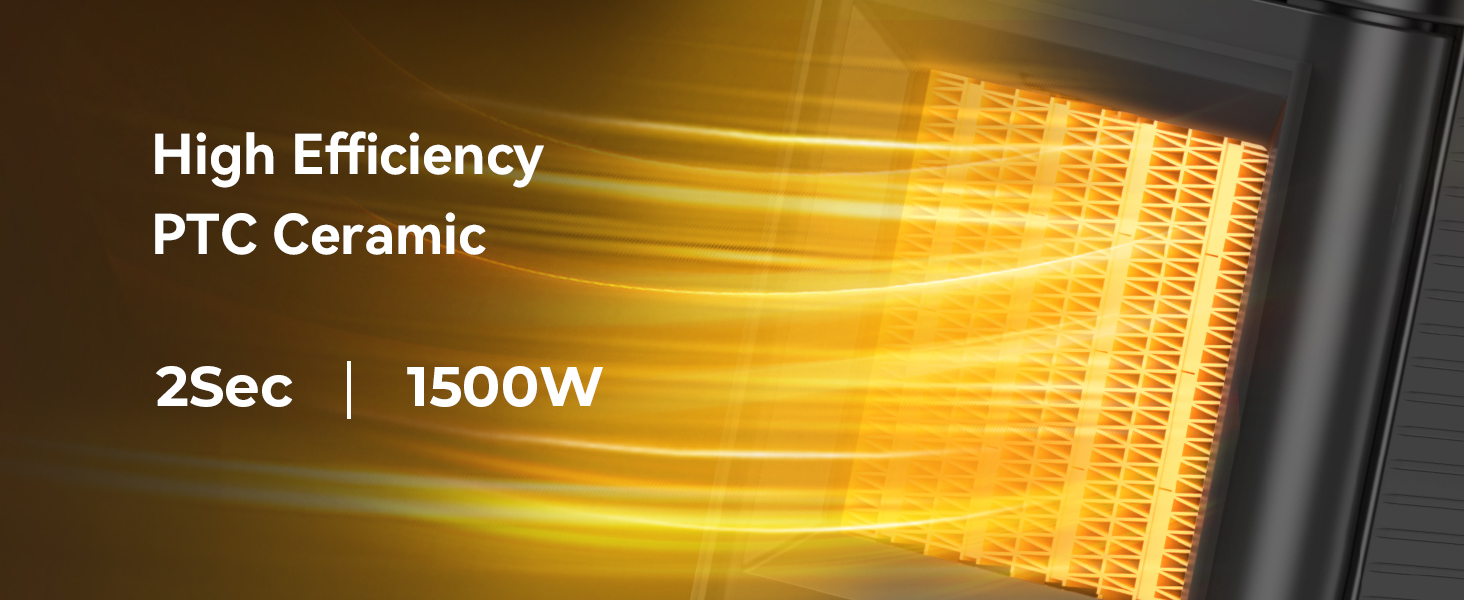 1500W small ceramic space heater
