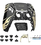 CHARM FOCUS Custom Front Shell for PS5 Controller BDM-010 020 030 040 050 – DIY Faceplate Cover w...