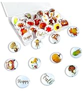 Thumb Tacks 24Pcs Thanksgiving Decorative Pushpins for CorkBoard,Bulletin Board Tacks,Feature Wal...