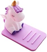 ZOSTLAND Cute Unicorn Fly Horse Pegasus Pony Phone Holder Adjustable Stand Lovely Desktop Phone S...