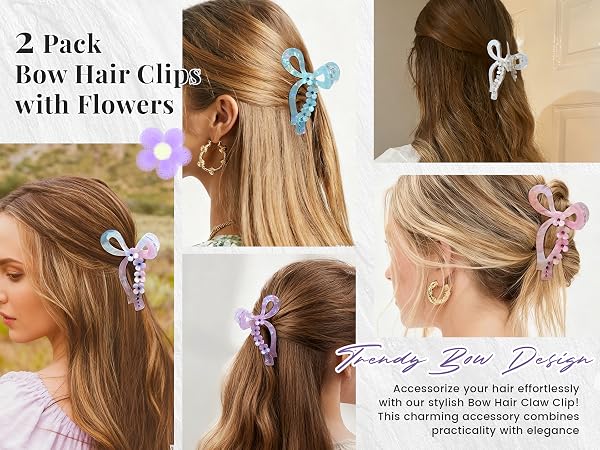 bow hair clip