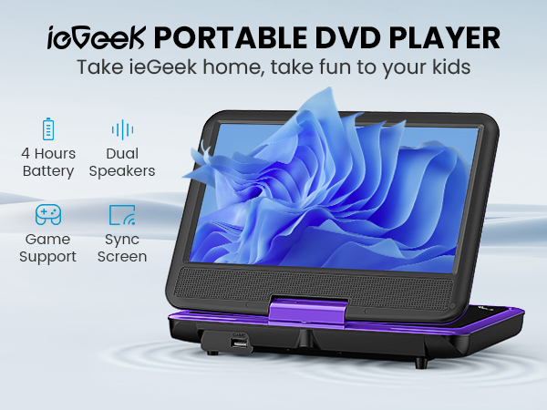 ieGeek Portable DVD Player