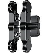 BRCOVAN Aluminum Alloy Double Socket Arm Medium Arm Compatible with RAM Mounts B Size 1" Ball Com...