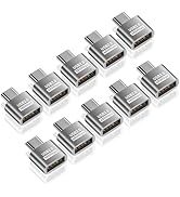 Duttek USB A to USB C Adapter 10 Pack, USB Type C Male to USB 2.0 Type A Female Extension Connect...