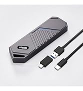 PILCNLA Aluminum Alloy M.2 NVMe SSD External Portable Enclosure Case Adapter, USB 3.2 Gen 2 Type-...