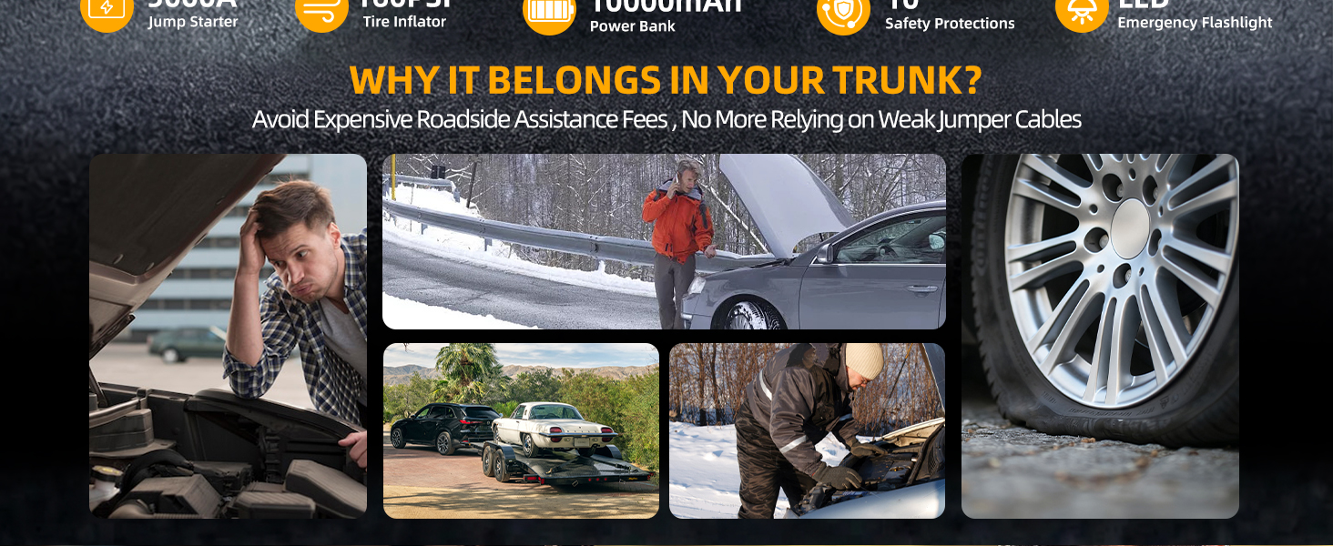 portable car jump starter