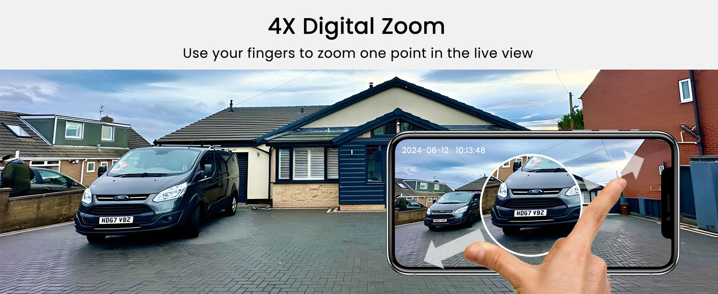 ANRAN 2K Cameras for Home Security Outside