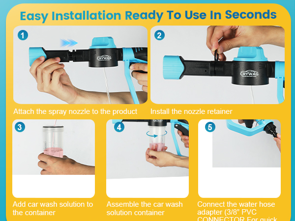 Car Wash Foam Gun