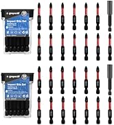 Impact Phillips Screwdriver Bits Set, Magnetic PH2 S2 Steel Driver Bits with Storage Colorful Box
