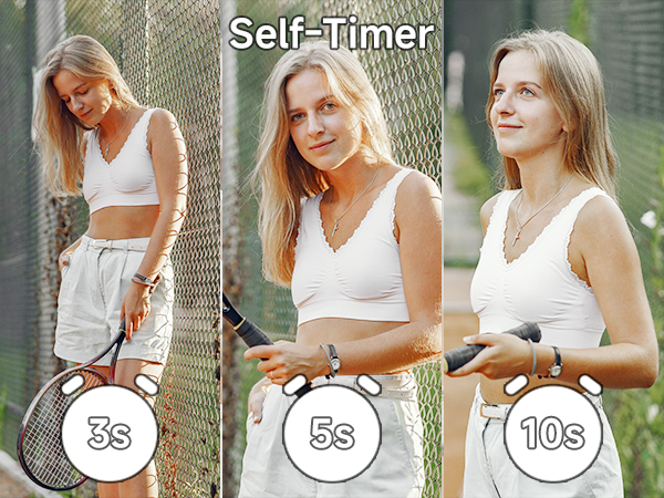 self timer 3s/5s/10s