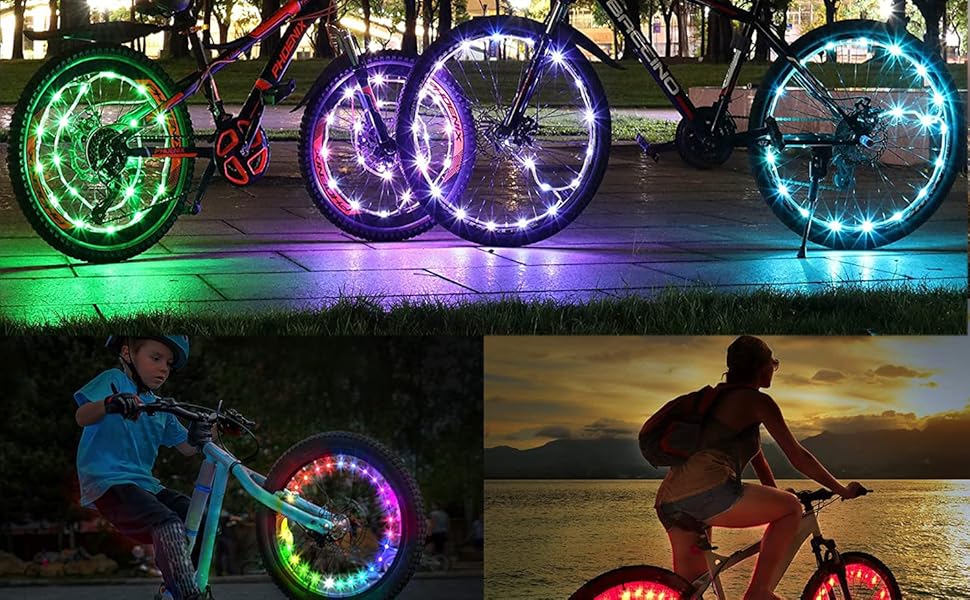 Led bike wheel lights