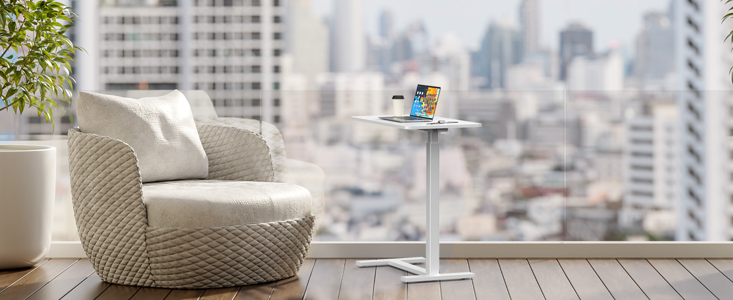 Overbed Bedside Rolling Laptop Table for Home &amp; Medical