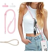 GMETINK 3-in-1 Cell Phone Lanyard 1 Pack + Wrist Strap 1 Pack - Convertible Crossbody Strap with ...