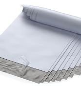 GPI - 5 x 7, 2.5 Mil Thick, Bulk Pack Of 100 - WHITE POLY MAILER ENVELOPES, Self Seal Waterproof ...