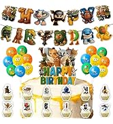 Brainrot Birthday Decorations, Italian Brainrot Party Supplies with Brainrot Designs, Includes Ba...