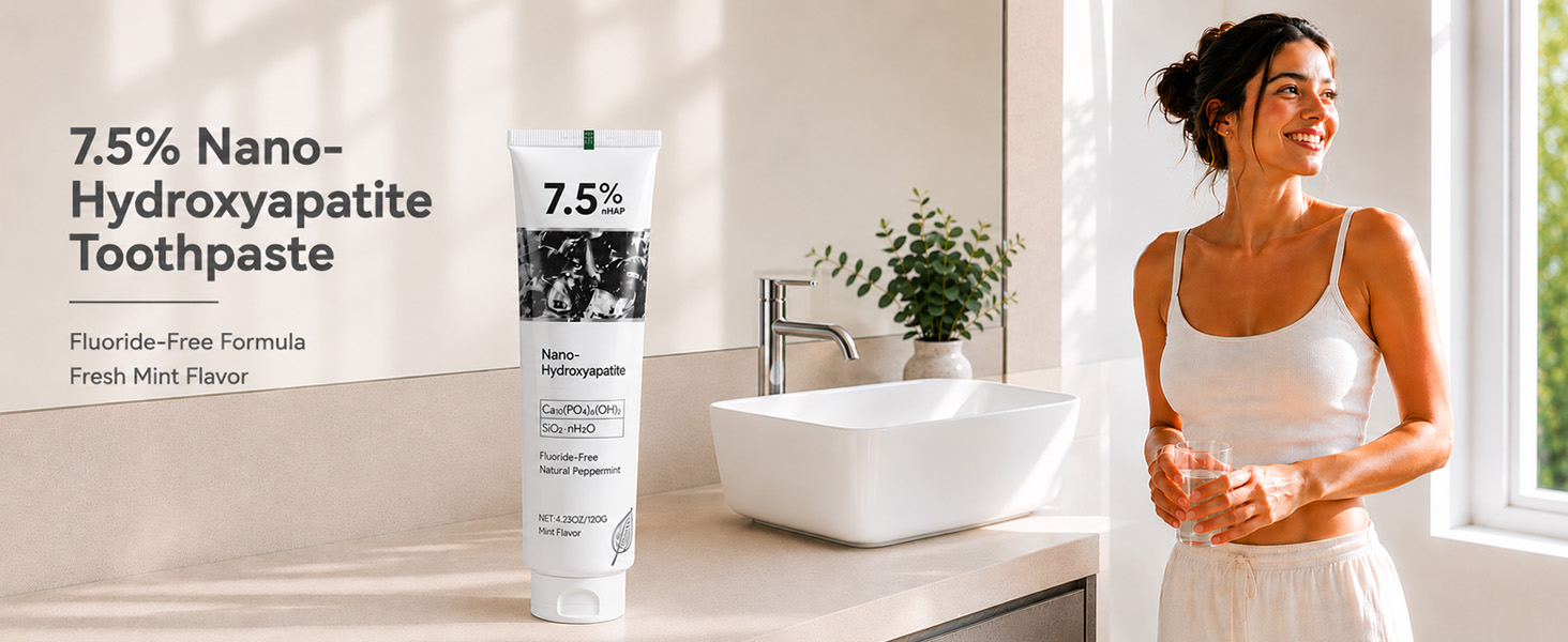 7.5% Hydroxyapatite Toothpaste