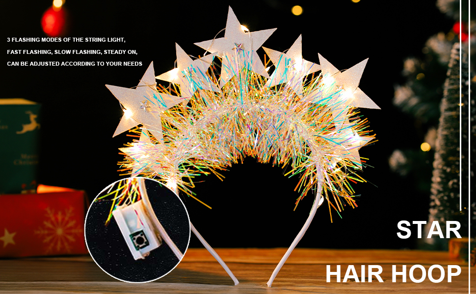 light up headband for women