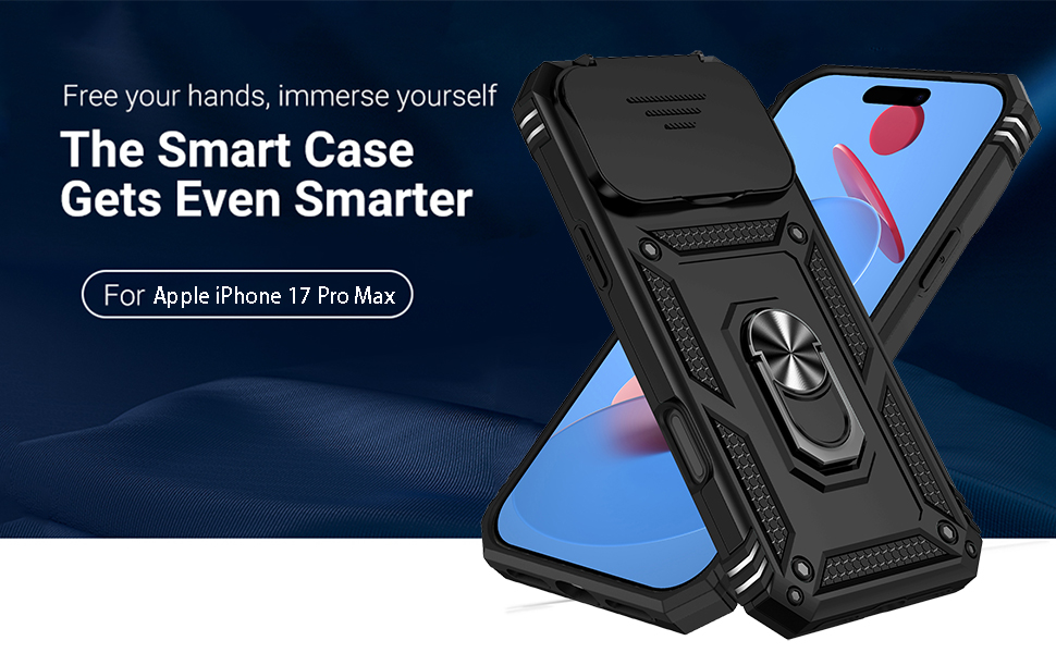 iPhone 17 Pro Max Military Grade 2nd gen with camera cover case