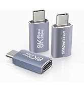 3 Pack USB C to C Extender Adapter [8K Video, 240W Charging, 40Gbps Data] | for Wireless Mini Mic...