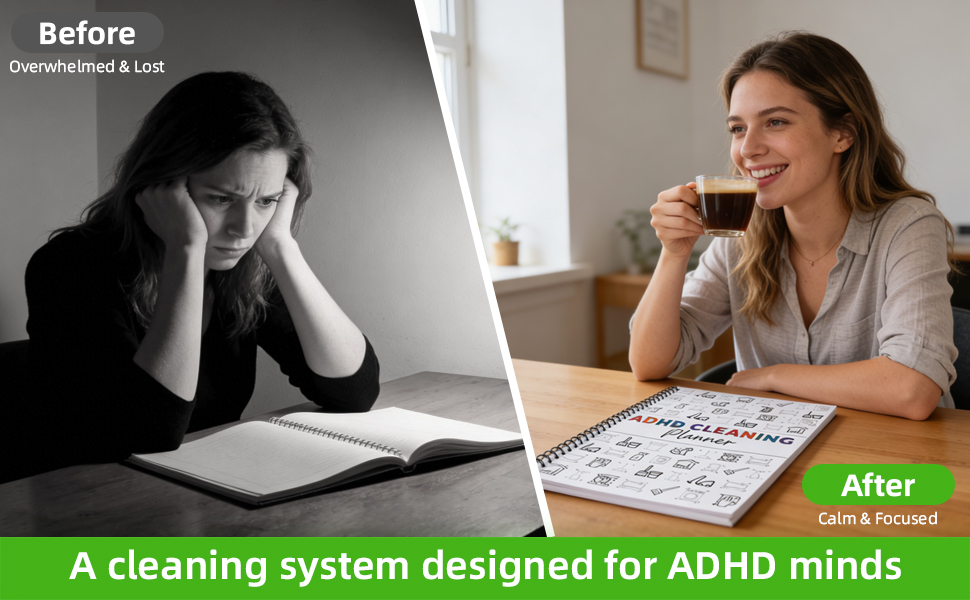 adhd planner for adults women tidy minds adhd planner adhd organization the ultimate chore chart