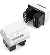 EZDIY-FAB PCIe 5.1 Adapter - 600W 12+4pin, 16pin 12VHPWR GPU Power Connector, 12V-2x6 GPU Adapter...