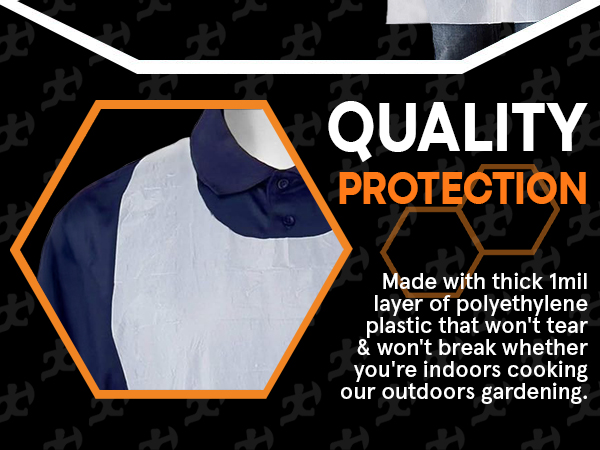 Xpose Safety Plastic Disposable Aprons