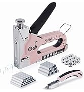 SHALL Staple Gun Heavy Duty, 3-in-1 Upholstery Staple Gun Kit with 3000 Staples, Stapler Remover,...