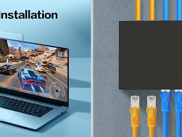 0.5u 6port patch panel