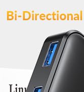 USB 3.0 Switch Selector,iDsonix USB Switcher 1 in 2 Out(2 in 1 Out) Bi-Directional,USB Switch 2 C...