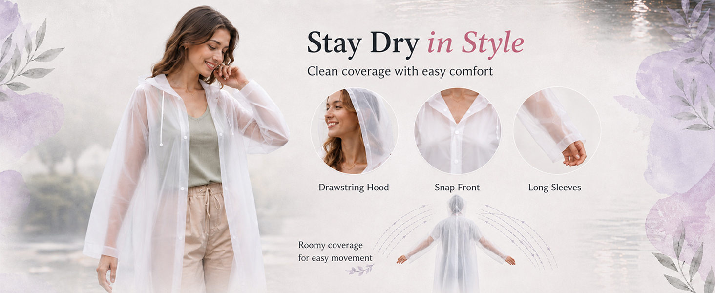 ponchos family pack