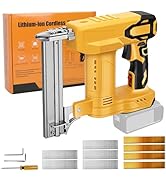 18 Gauge Brad Nailer Cordless for Dewalt 20V Max Battery, 2 in 1 Brushless Electric Staple Gun/Na...
