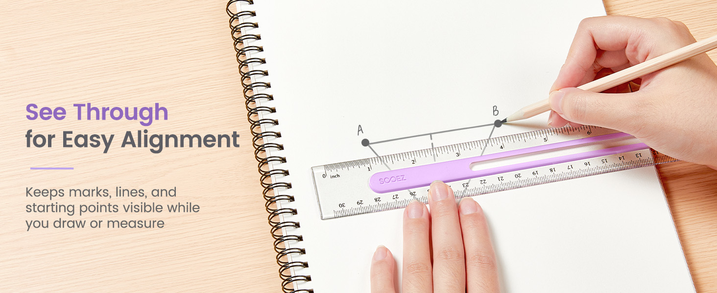clear ruler
