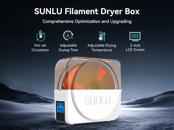 sunlu official filament dryer s1 plus 3d printer filament dryer