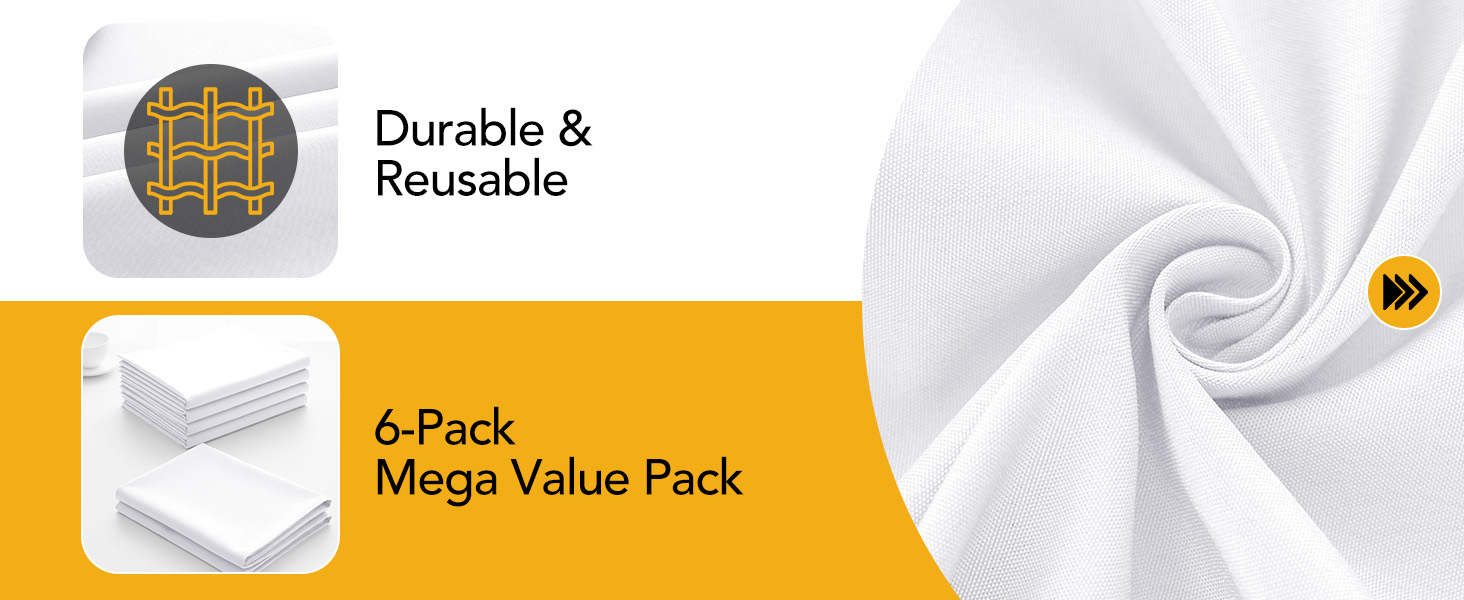 6 Pack Tablecloth