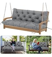 Porch Swing Cushions Waterproof Outdoor Swing Cushions 2-3 Seater Thicken 5