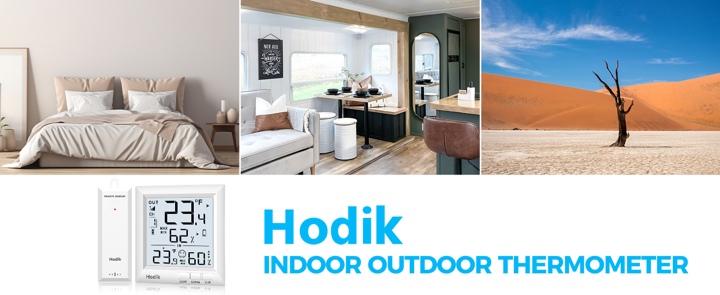 Hodik indoor outdoor thermometer