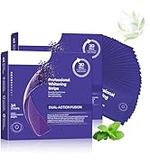 2 Box Teeth Whitening Strips - Peroxide-Free Whitening Kit with Hydroxyapatite, Purple Whitening ...