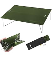 TREKOLOGY Compact Mini Camping Table – Portable, Ultralight, Folding Design – Small, Lightweight ...