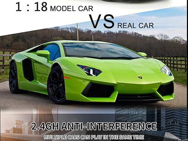 lamborghini remote control car green phone 4