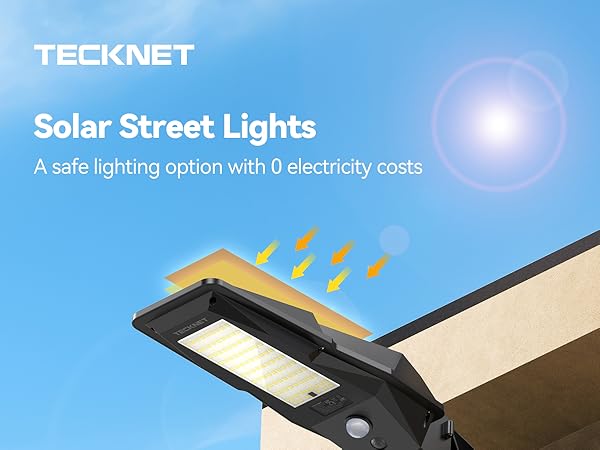 solar street lights outdoor