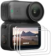 AMAZEAR Screen Protector for DJI Osmo Nano Accessories, 3 Pack HD Full Protection Nano Tempered G...