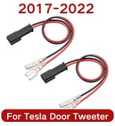 RED WOLF Front Door Speaker Tweeter Wiring Harness Compatible with 2017-2022 Tesla Model 3 &amp; Mode...