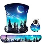 AIMSA Ergonomic Keyboard Wrist Rest and Mouse Pad with Wrist Support Set, Memory Foam Non-Slip Ru...