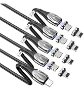 100W Magnetic Charging Cable,Magnetic Right Angle USB C Cable,480Mbps Data Transfer,5A Fast Charg...