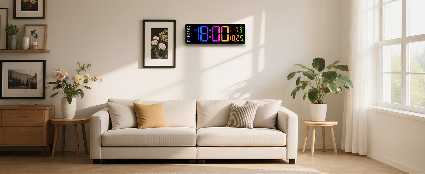 battery digital clock