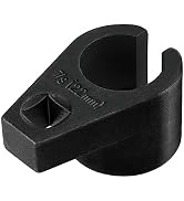 DURATECH O2 Oxygen Sensor Socket 3/8-Inch Drive x 7/8-Inch (22mm) | Cr-Mo Steel Offset Socket, 6-...
