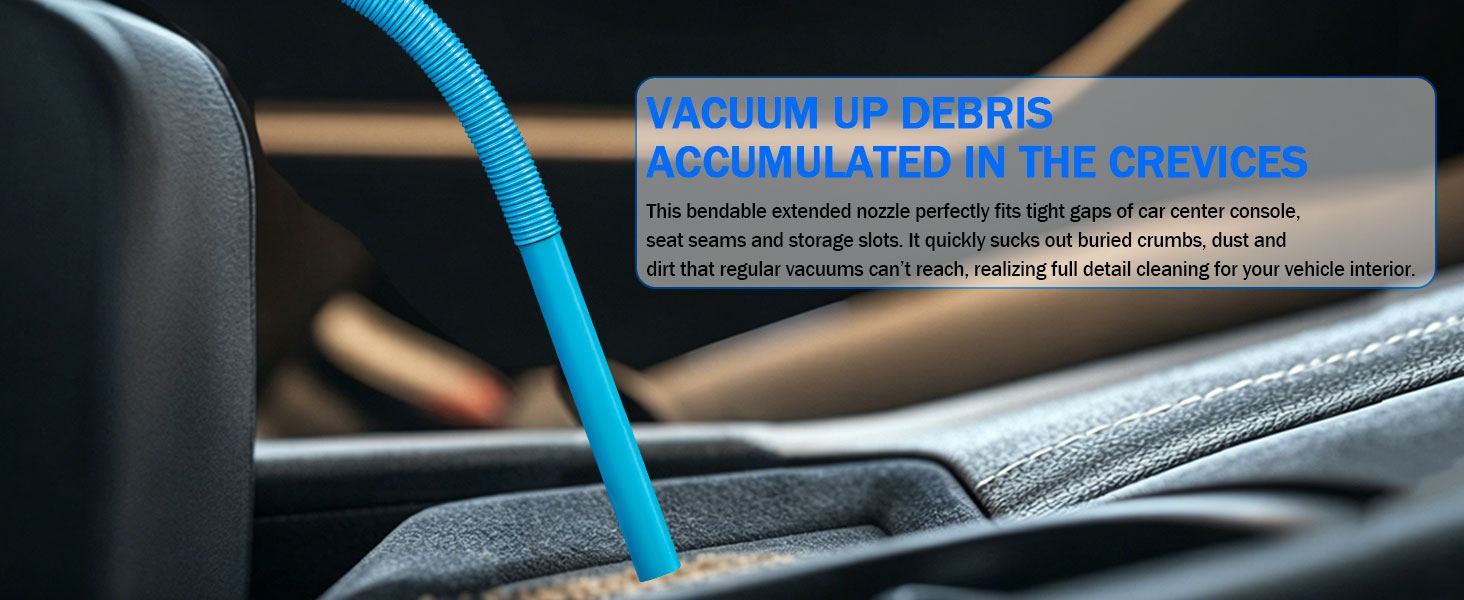 Dryer Vent Cleaner Kit, Vacuum Hose &amp;amp; Brush for Vacuum Hose