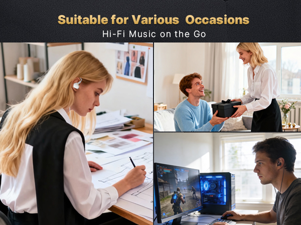 Suitable for Various OccasionsHi-Fi Music on the Go