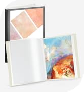 CRANBURY Art Portfolio 9x12 Binder - (Black), 9 x 12 Binder with 24 Clear Sleeves, Displays 48 Pa...