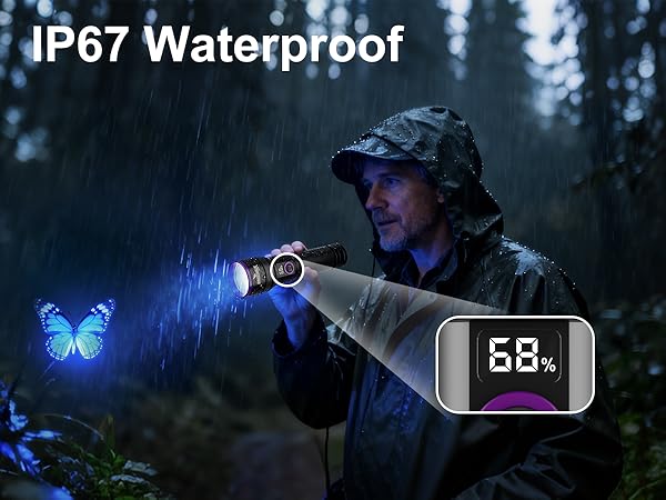 waterproof uv flashlight